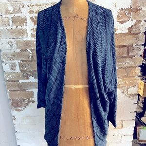Velvet Open Cardigan